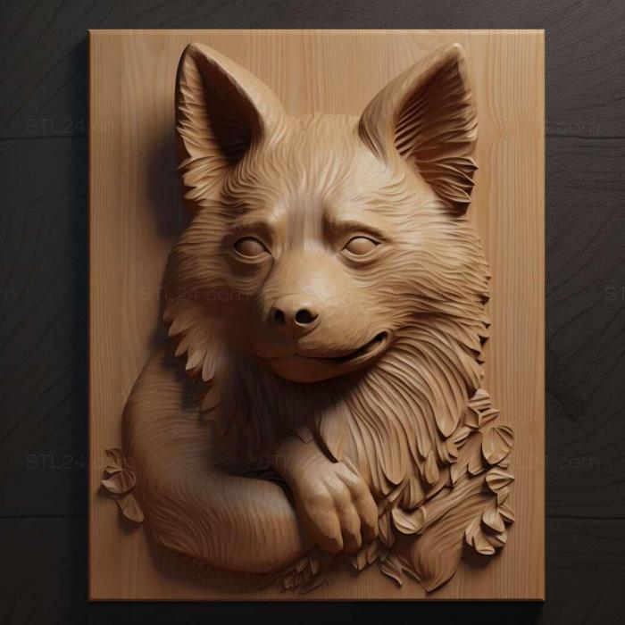 Nature and animals (st Alano dog 4, NATURE_6700) 3D models for cnc